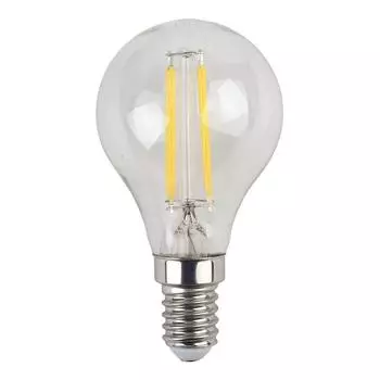 Лампа светодиодная филаментная ЭРА E14 11W 4000K прозрачная F-LED P45-11w-840-E14 Б0047014