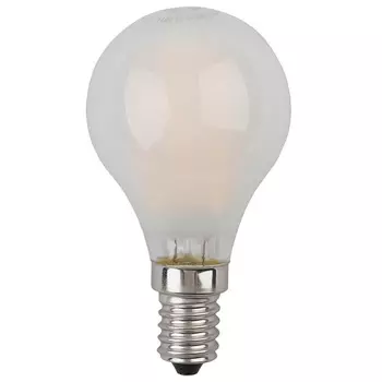 Лампа светодиодная филаментная ЭРА E14 9W 2700K матовая F-LED P45-9w-827-E14 frost Б0047021