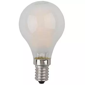 Лампа светодиодная филаментная ЭРА E14 9W 4000K матовая F-LED P45-9w-840-E14 frost Б0047027