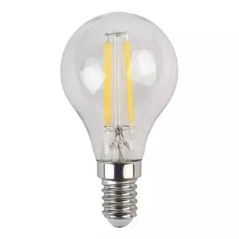 Лампа светодиодная филаментная ЭРА E14 9W 4000K прозрачная F-LED P45-9w-840-E14 Б0047026