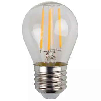 Лампа светодиодная филаментная ЭРА E27 9W 4000K прозрачная F-LED P45-9w-840-E27 Б0047029