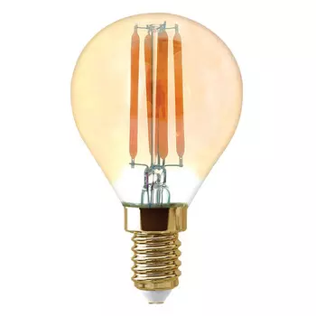 Лампа светодиодная филаментная Thomson E14 7W 2400K шар прозрачная TH-B2122