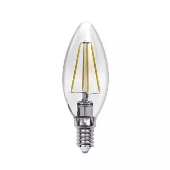 Лампа светодиодная филаментная Uniel E14 5W 4000K LED-C35-5W/NW/E14/CL/DIM GLA01TR UL-00002862