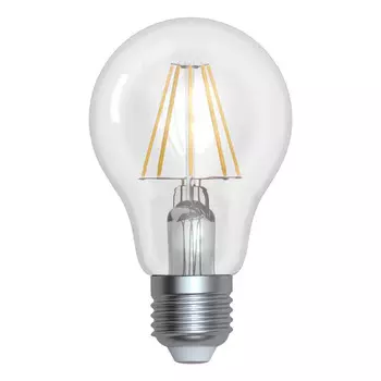 Лампа светодиодная филаментная Uniel E27 15W 4000K прозрачная LED-A70-15W/4000K/E27/CL PLS02WH UL-00004869