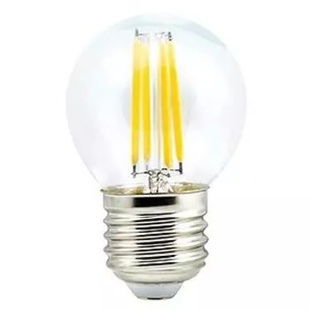 Лампа светодиодная филаментная Uniel E27 7,5W 4000K прозрачная LED-G45-7,5W/NW/E27/CL GLA01TR UL-00003255