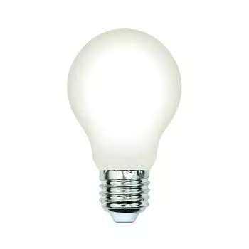 Лампа светодиодная филаментная Volpe E27 6W 3000K матовая LED-A60-6W/3000K/E27/FR/SLF UL-00008296