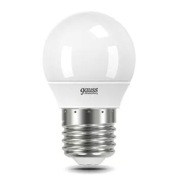 Лампа светодиодная Gauss E27 10W 6500K матовая 53230