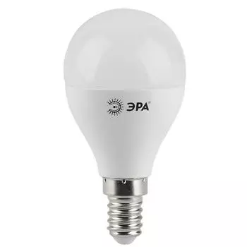 Лампа светодиодная ЭРА E14 5W 2700K матовая LED P45-5W-827-E14 Б0028485