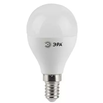 Лампа светодиодная ЭРА E14 5W 4000K матовая LED P45-5W-840-E14 Б0028487