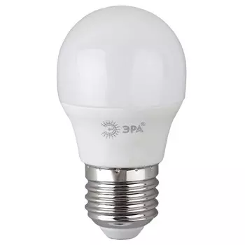 Лампа светодиодная ЭРА E27 10W 6500K матовая P45-10W-865-E27 R Б0045355