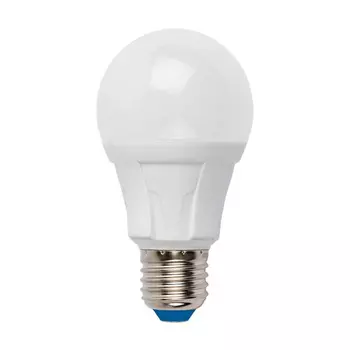 Лампа светодиодная Uniel E27 16W 6500K матовая LED-A60 16W/6500K/E27/FR PLP01WH UL-00005035