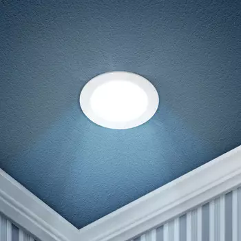 LED 1-6-6K Светильник ЭРА светодиодный круглый LED 6W 220V 6500K