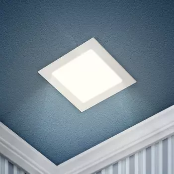 LED 2-12-4K Светильник ЭРА светодиодный квадратный LED 12W 220V 4000K