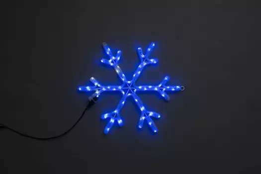 LED-XM(FR)-2D-CK005-B-24"-F(W) Мотив Снежинка синий