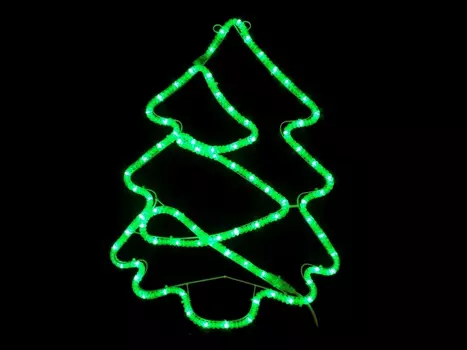 LED-XM-(FR)-2D-CK009-G-F(W) , "Елочка" 76*55.5 см, 230V Flash