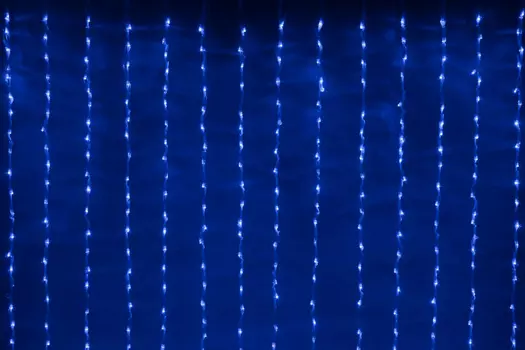 LED-XP-1344-230V Blue Световой дождь 2,4х3,6м