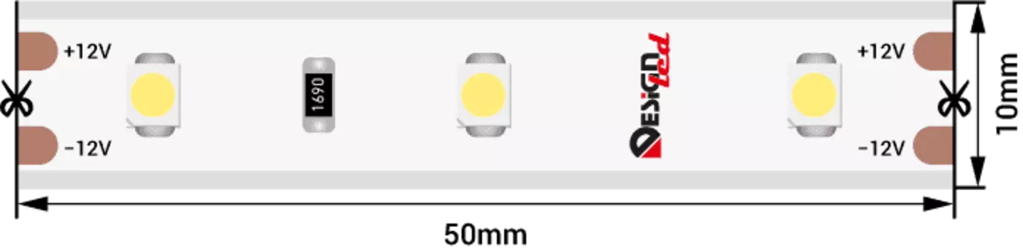 Лента светодиодная DesignLed DSG360-12-WW-65