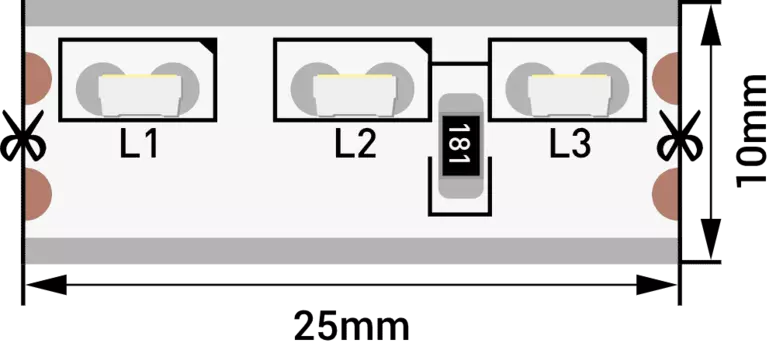 Лента светодиодная SWG315120-12-9.6-W-67