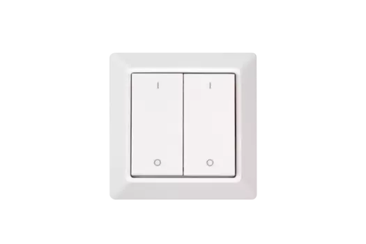 Настенная радио панель EASYBUS на 2 зоны, без батарейки, ES-B-W-K2-NB