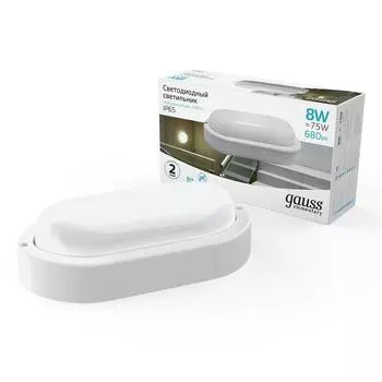Настенно-потолочный светодиодный светильник Gauss Elementary 161411208