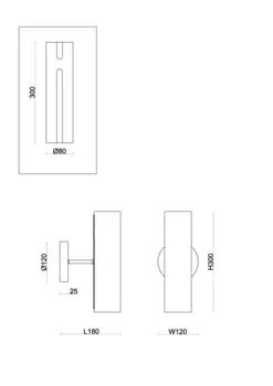 Настенный светильник (бра) Fiore, FR5368WL-02BS