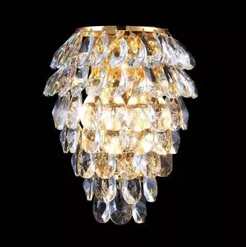 Настенный светильник Crystal Lux Charme AP3 Gold/Transparent