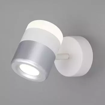 Настенный светодиодный светильник Eurosvet 20165/1 LED белый/серебро