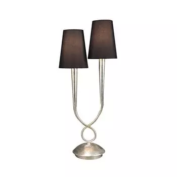 Настольная лампа Mantra Paola Painted Silver 3536