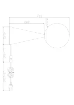 Настольный светильник Freya FR5289TL-01BS
