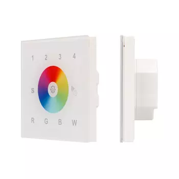 Панель Sens SR-2820AC-RF-IN White (220V,RGBW,4зоны (Arlight, IP20 Пластик, 3 года)