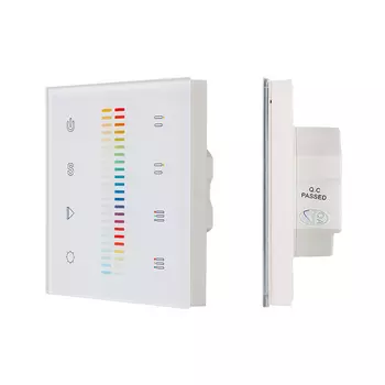 Панель Sens SR-2830C-AC-RF-IN White (220V,RGB+CCT,4зоны) (Arlight, IP20 Пластик, 3 года)