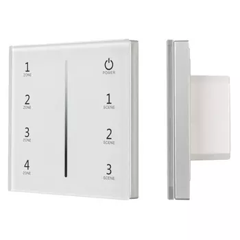 Панель SMART-P34-DIM-IN White (230V, 0-10V, Sens, 2.4G) (Arlight, IP20 Пластик, 5 лет)