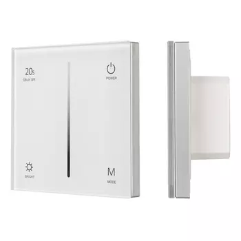 Панель SMART-P36-DIM-IN White (230V, 1.2A, TRIAC, Sens, 2.4G) (Arlight, IP20 Пластик, 5 лет)