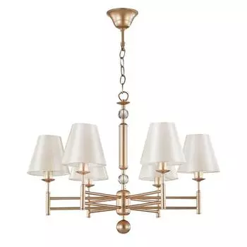 Подвесная люстра Crystal Lux FLAVIO SP6 GOLD