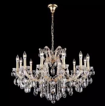 Подвесная люстра Crystal Lux Hollywood SP12 Gold