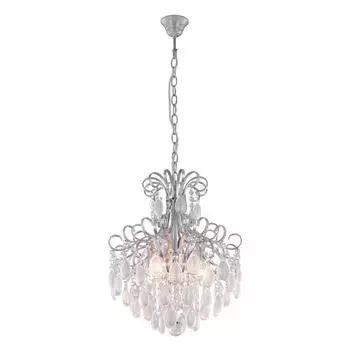 Подвесная люстра Crystal Lux Sevilia SP4 Silver