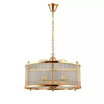 Подвесная люстра Crystal Lux Tadeo SP6 D600 Gold/Transparente