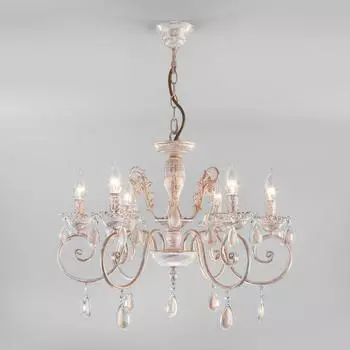 Подвесная люстра Eurosvet 10009/6 золото с белым