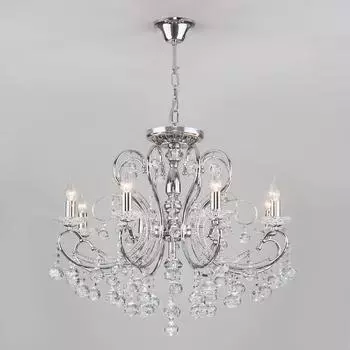 Подвесная люстра Eurosvet 10096/8 хром