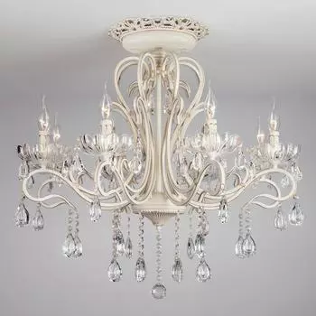 Подвесная люстра Eurosvet 12205/8 белый Strotskis