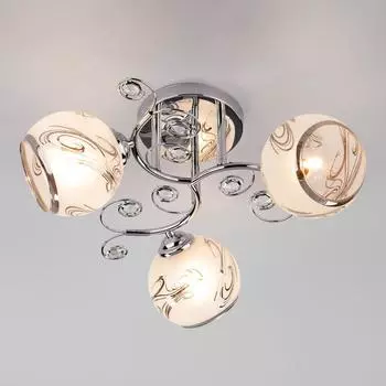 Подвесная люстра Eurosvet 30031/3 хром