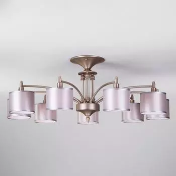 Подвесная люстра Eurosvet 60080/9 сатин-никель