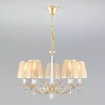 Подвесная люстра Eurosvet Alcamo 60103/5 перламутровое золото