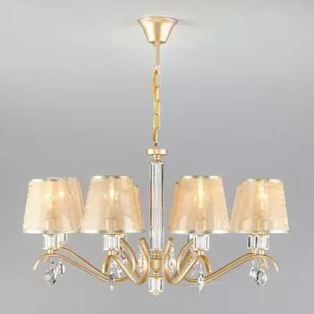Подвесная люстра Eurosvet Alcamo 60103/8 перламутровое золото