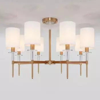 Подвесная люстра Eurosvet Brielle 60132/8 латунь