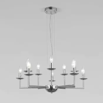Подвесная люстра Eurosvet Cariso 60150/10 хром