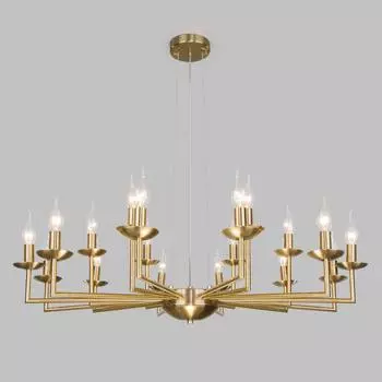 Подвесная люстра Eurosvet Cariso 60150/18 латунь