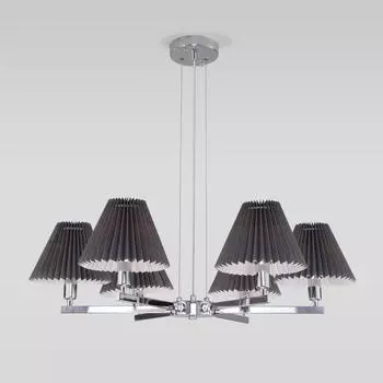 Подвесная люстра Eurosvet Peony 60136/6 хром/графит