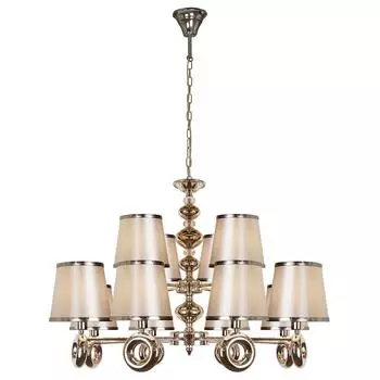 Подвесная люстра iLamp Brooklyn P2401-8+4 Nickel