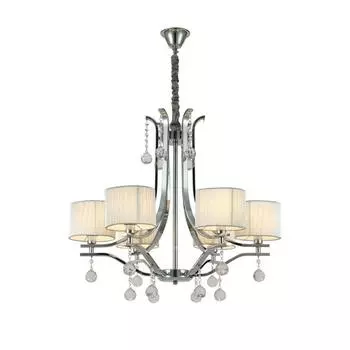 Подвесная люстра Lumina Deco Fontenea LDP 8443-6 CHR